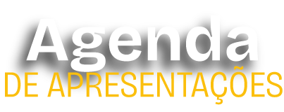 Agenda de apresentações